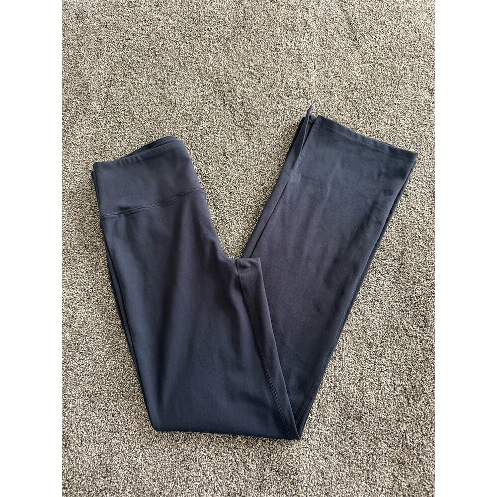 Balance Collection Leggings Womens M Blue High Rise Flare Yoga Pants